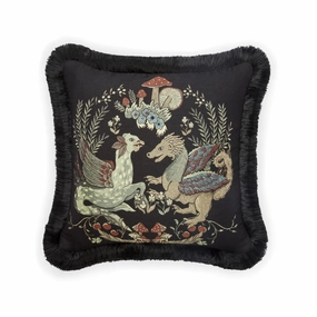 PHANTASIA Tapestry Medium Jacquard Cushion - Celadon