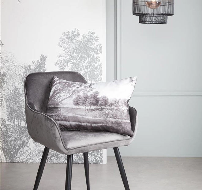Phantom 40x60cm Filled Cushion Black