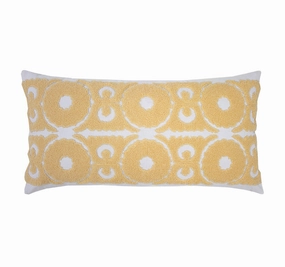 Philippa 30x60cm Filled Cushion Custard