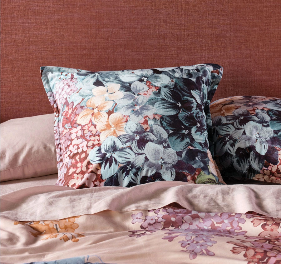 Polly European Pillowcase Rose