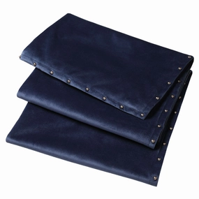 Preston Navy Bed Runner by Private Collection