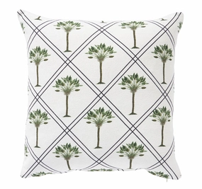 Raffles Palms 50x50cm Filled Cushion Green