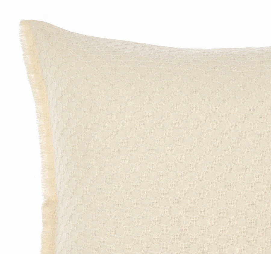 Raquelle European Pillowcase Vanilla