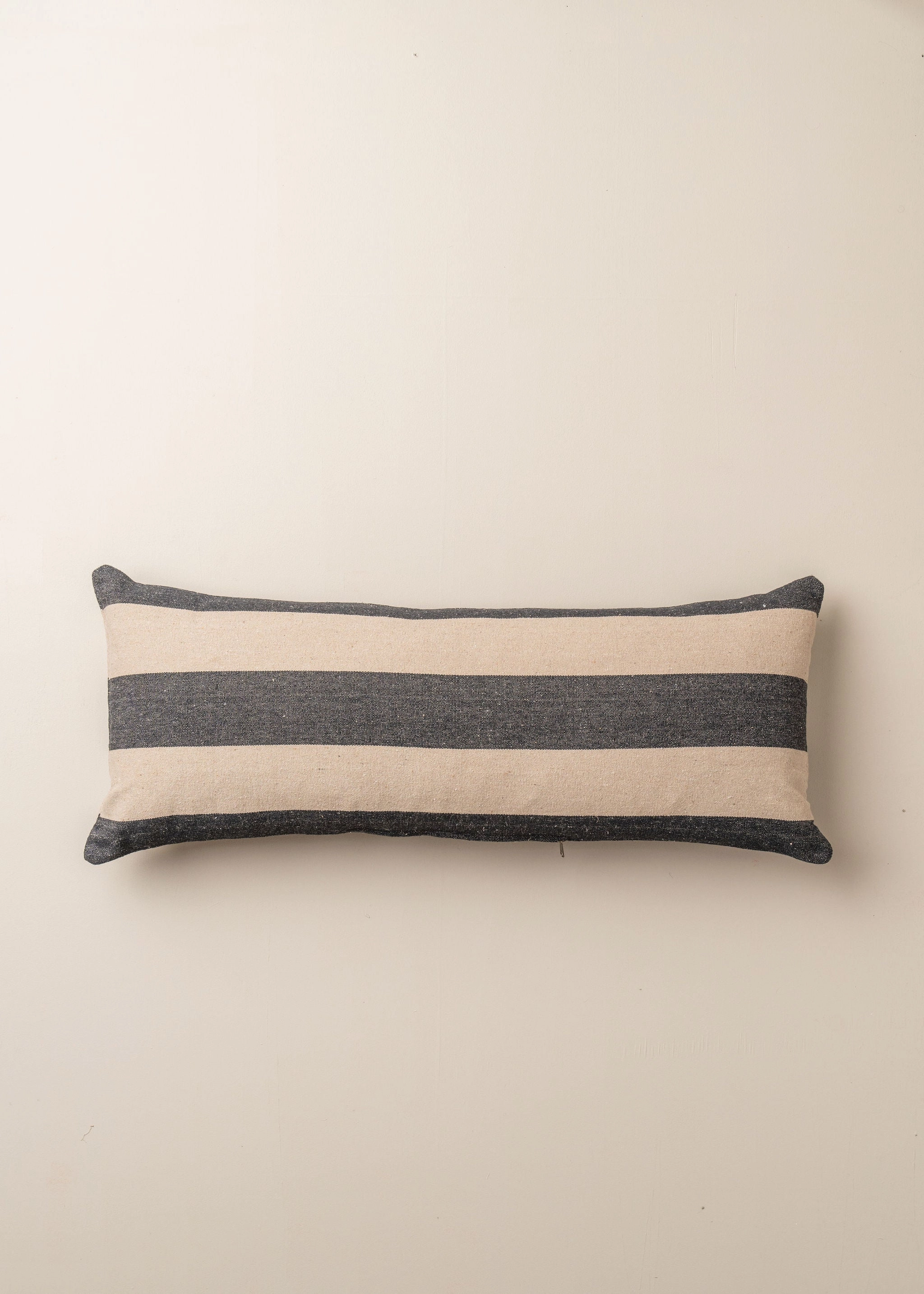 Recycled Cotton Striped Cushion | Bolster