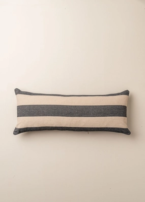 Recycled Cotton Striped Cushion | Bolster