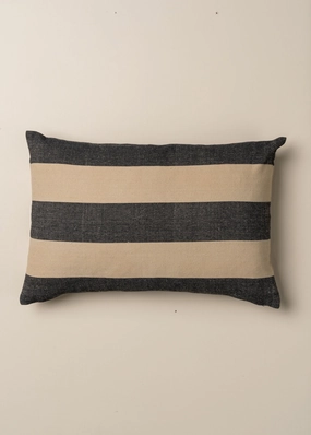 Recycled Cotton Striped Cushion | Lumbar