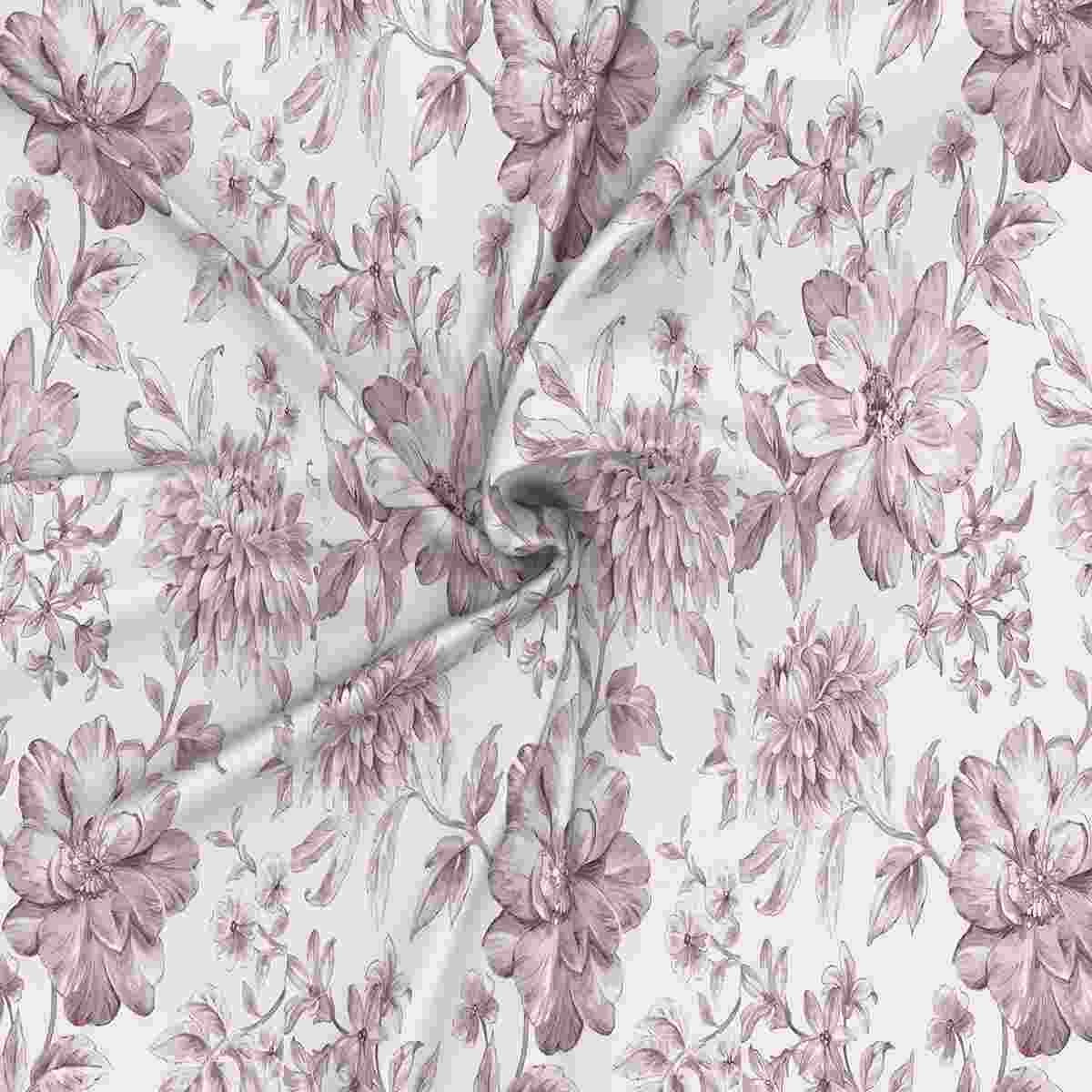 Regency Alicia Printed 210TC 100 %Cotton Pink Bed Sheet with Pillow Case