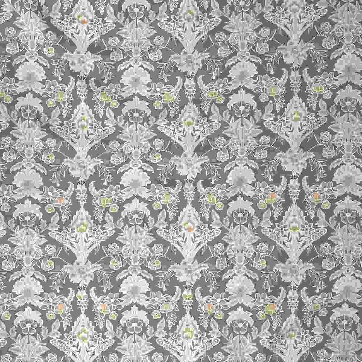Regency Dark Flora Printed 210TC 100 %Cotton Neutral Bed Sheet with Pillow Case