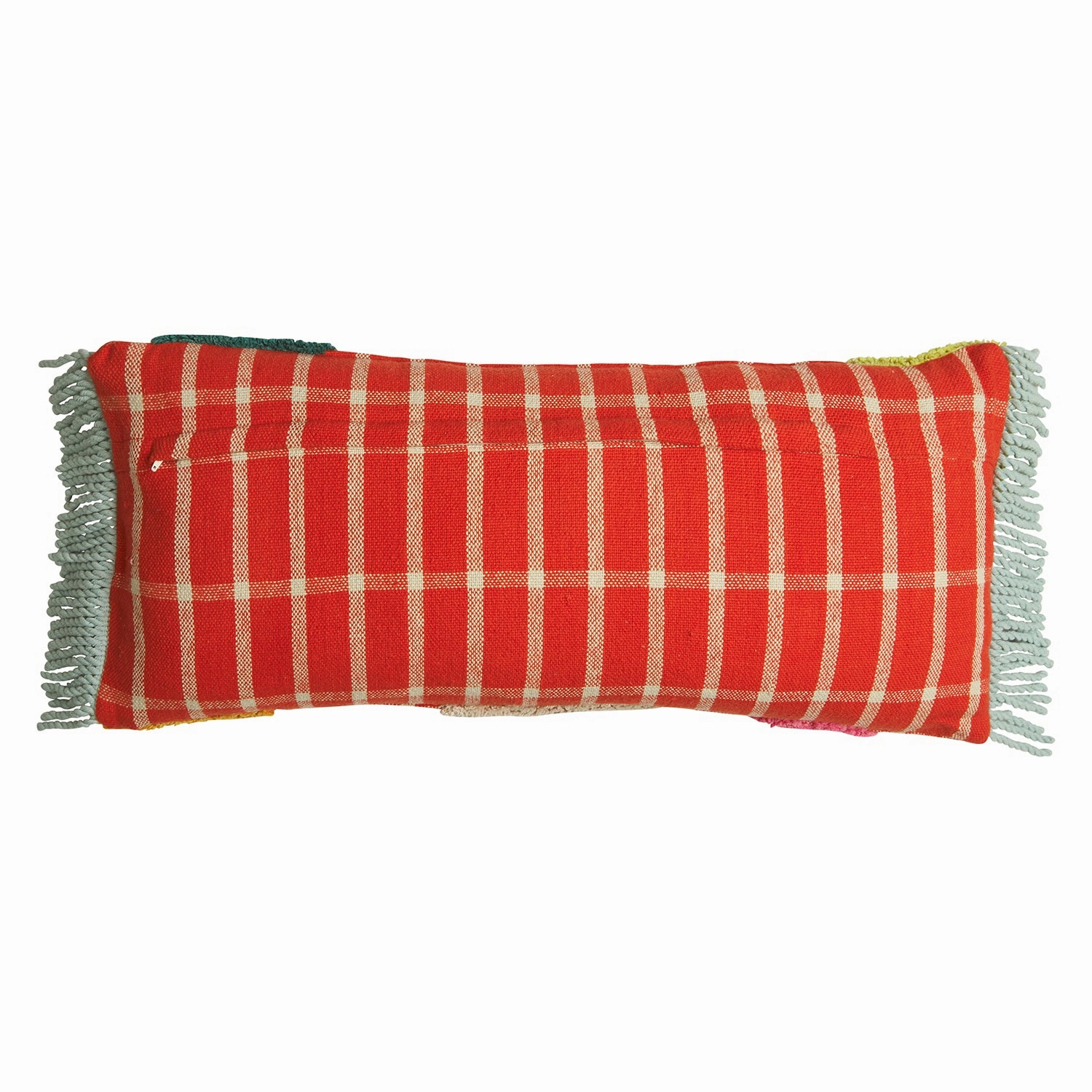 Remi Tufted Cushion - Scarlet