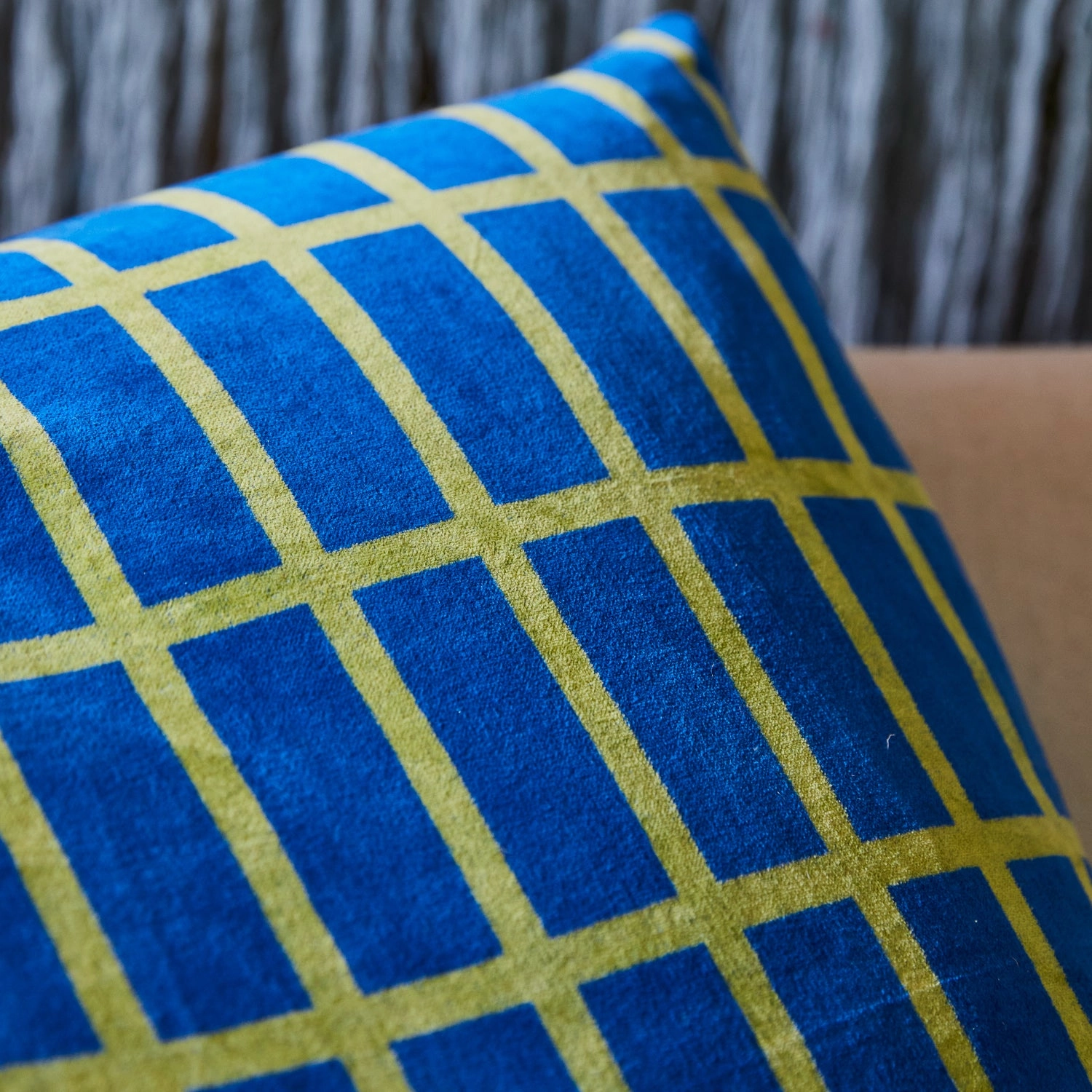 Remi Velvet Cushion - Capri