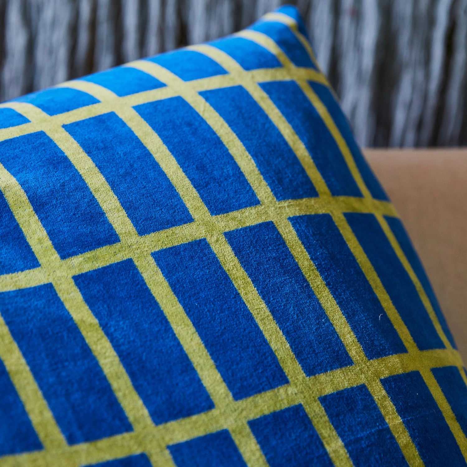 Remi Velvet Cushion - Capri