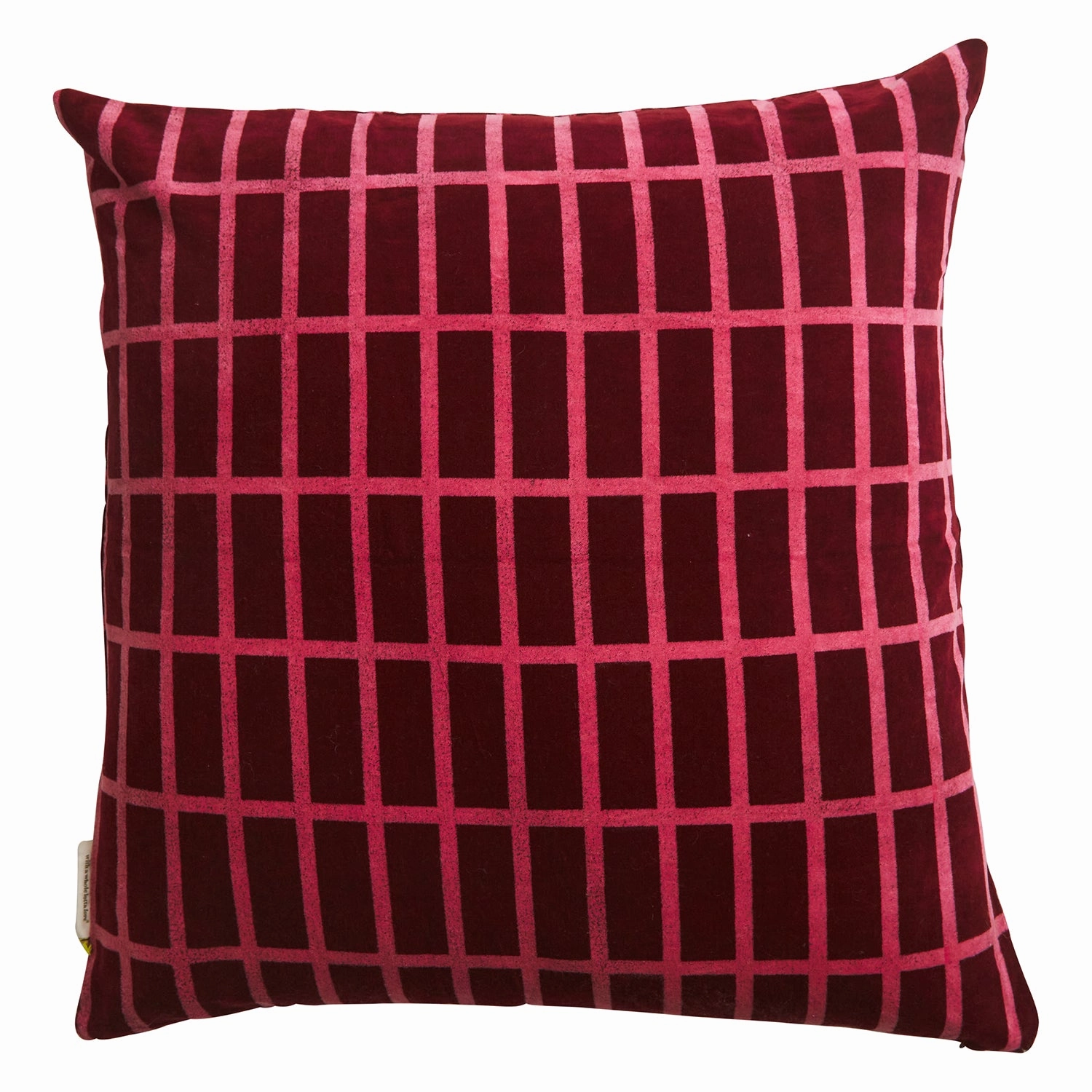 Remi Velvet Cushion - Mahogany