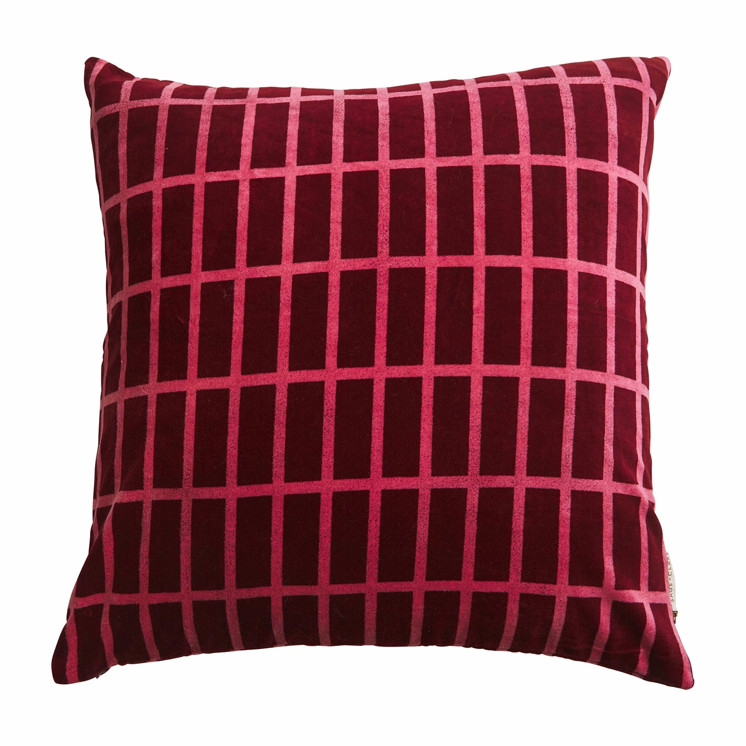 Remi Velvet Cushion - Mahogany