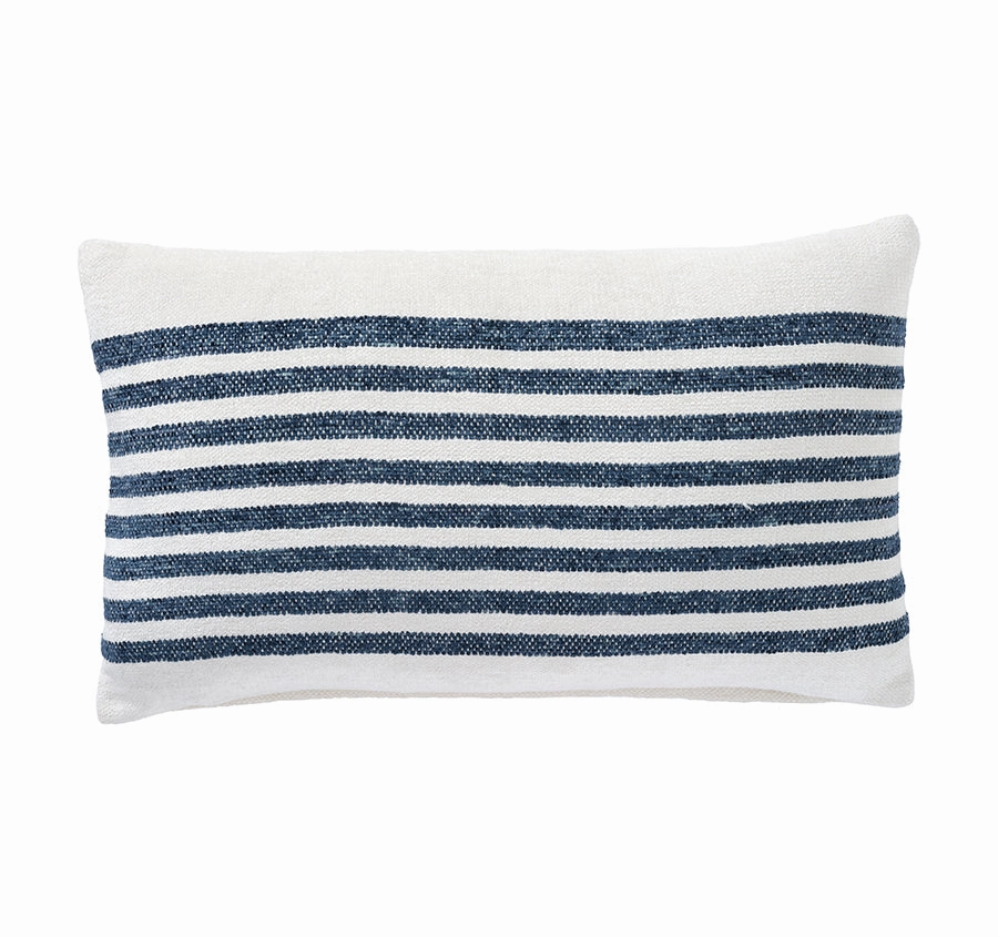 Rhode Island Stripe 30x50cm Filled Cushion Navy