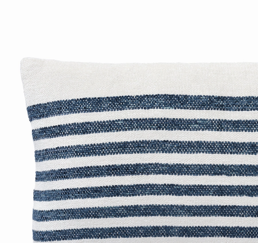 Rhode Island Stripe 30x50cm Filled Cushion Navy