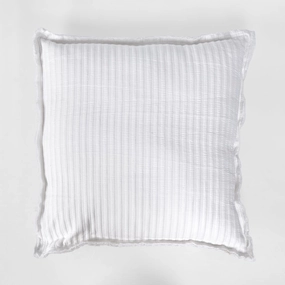 Ribbed Cushion White by Florabelle