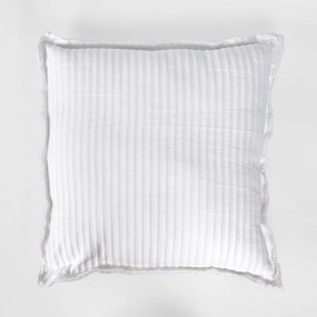 Ribbed Cushion White by Florabelle