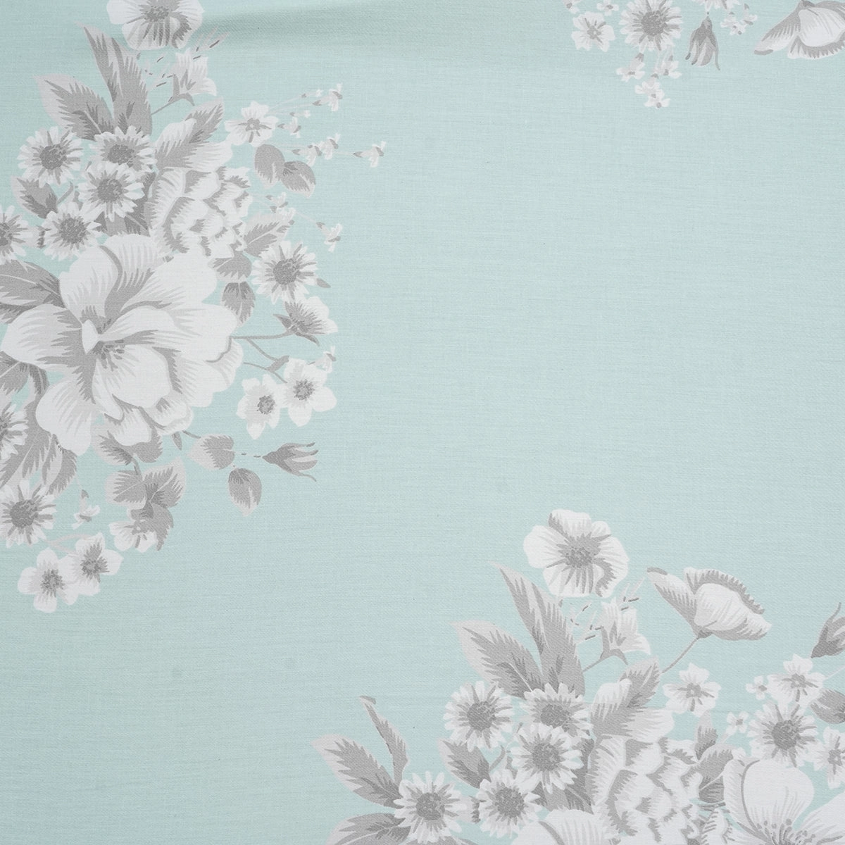 Royal Botanic Bloom Flora 200TC Aqua 100% Cotton Bed Sheet with Pillow Case