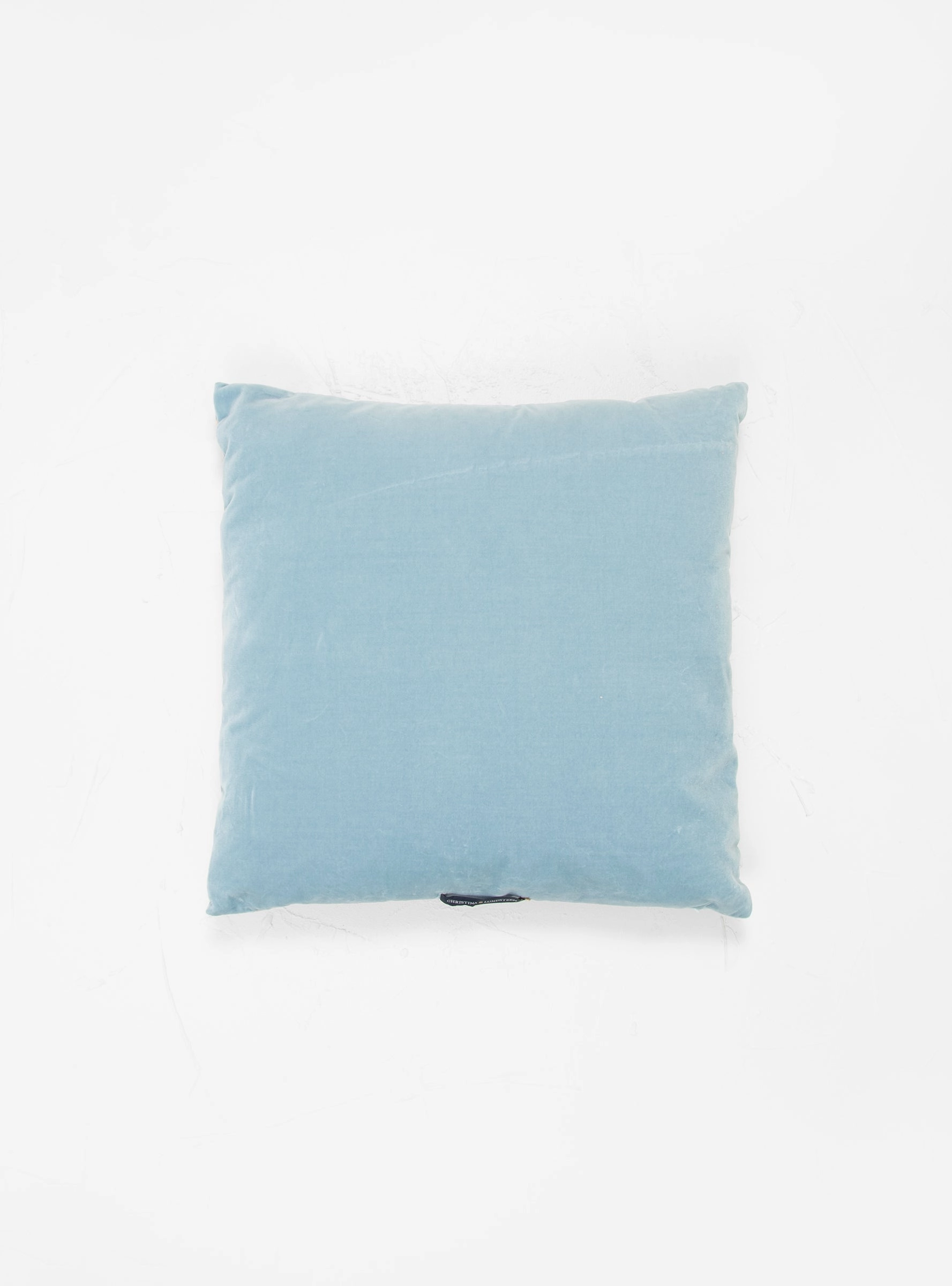 Sadie Cushion Blue & Beige