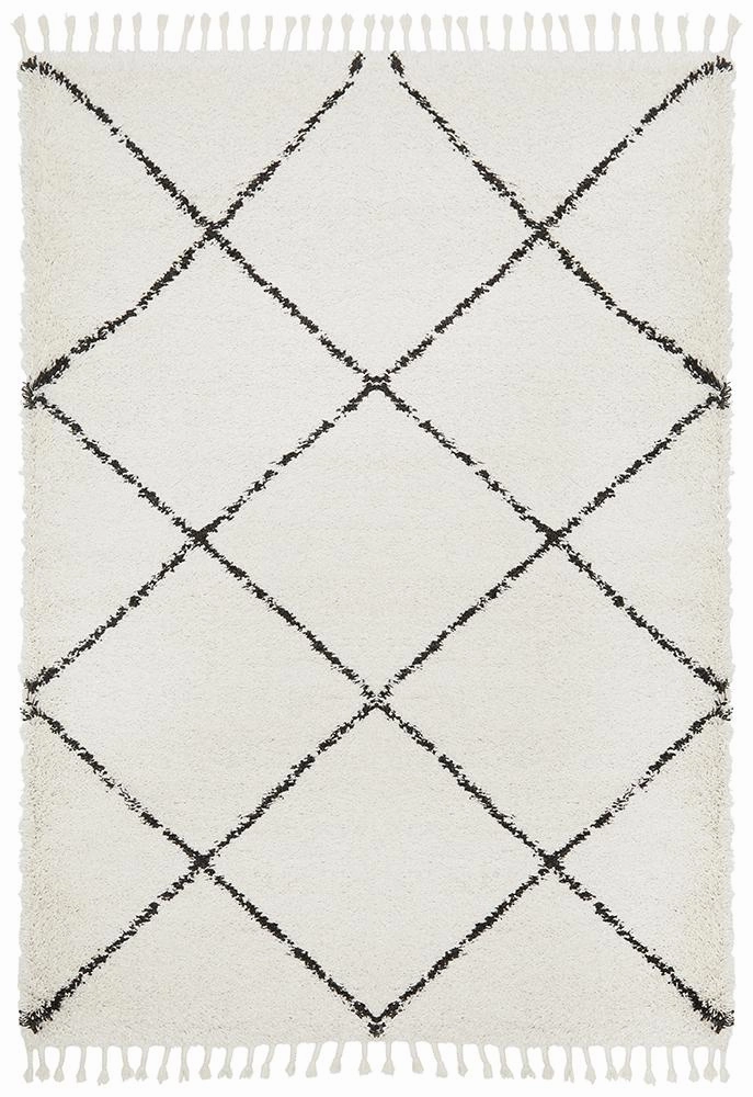 Saffron 22 Rug (White) by Rug Culture