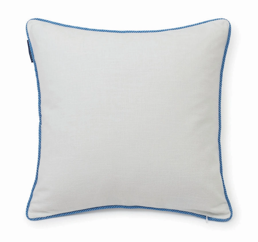 Sea Shell 50x50cm Filled Cushion White and Blue