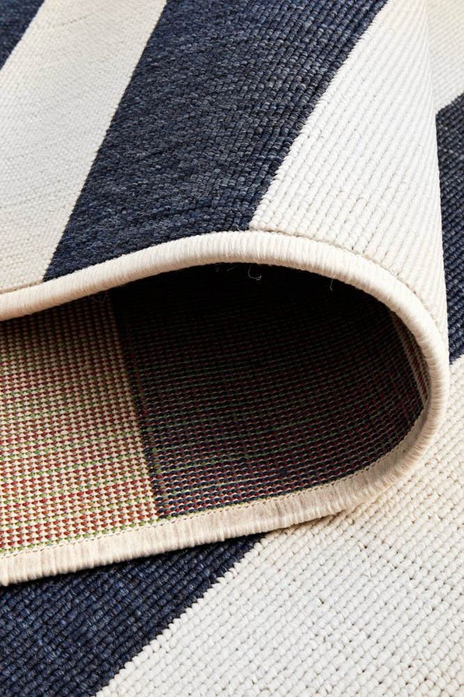 Seaside 4444 Rectangle Rug (Navy White) by Rug Culture