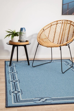 Seaside 6666 Rectangle Rug (Blue) by Rug Culture