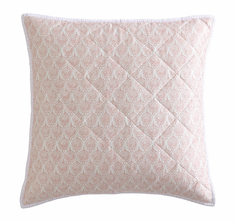 Shelby European Pillow Sham Rose