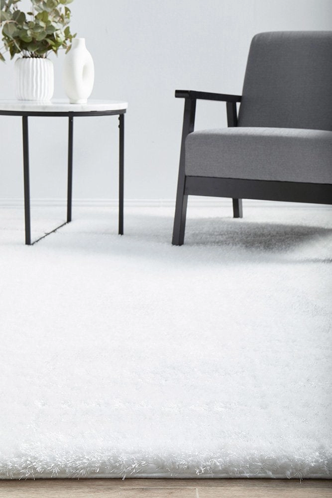 Sienna Rectangle Rug (White) by Rug Culture