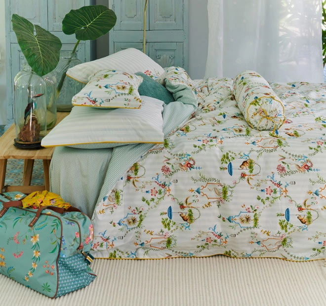 Singerie 22x70cm Filled Roll Cushion White