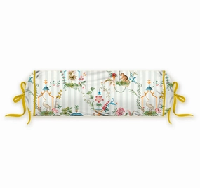 Singerie 22x70cm Filled Roll Cushion White