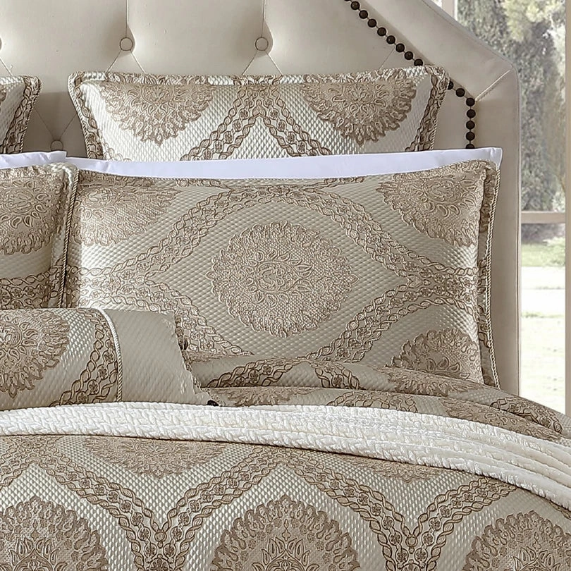 Sistine Gold Long Cushion by Davinci