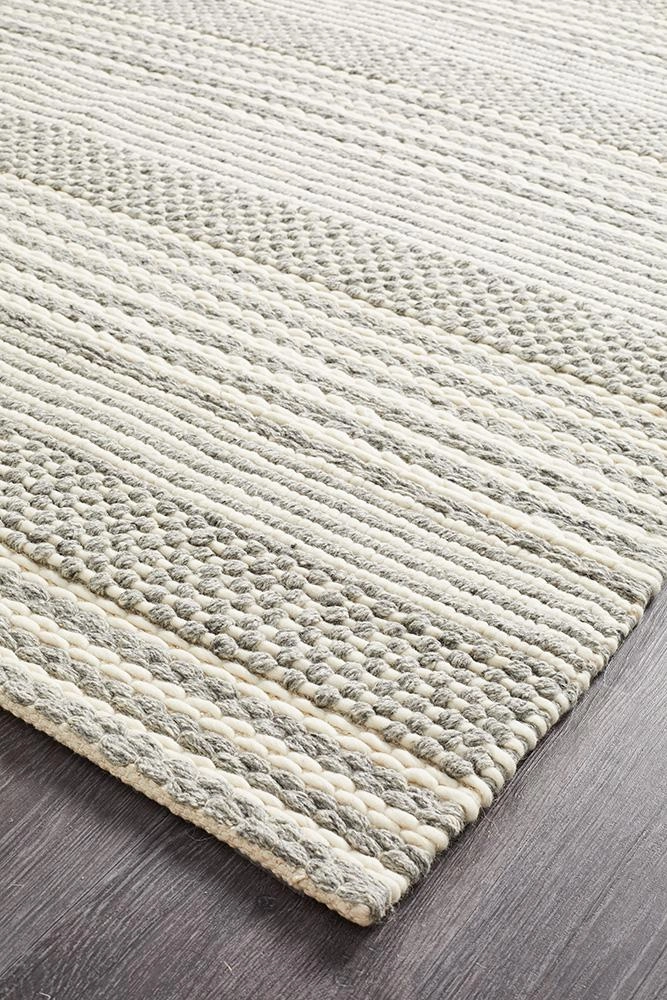 Skandi 313 Rug (Silver) by Rug Culture