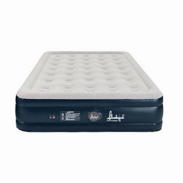 Slumberjack 984295321Q Grand Mesa 15" Air Mattress, with Built-in Removeable Pump, Queen