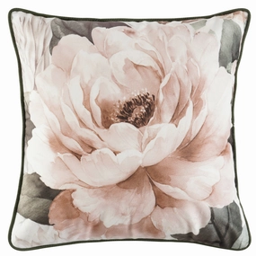 Somerset White Square Cushion by Bianca