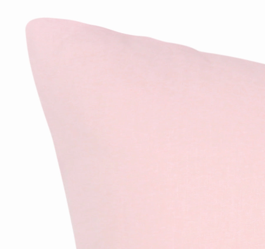 Stonewashed French Linen European Pillowcase Blush