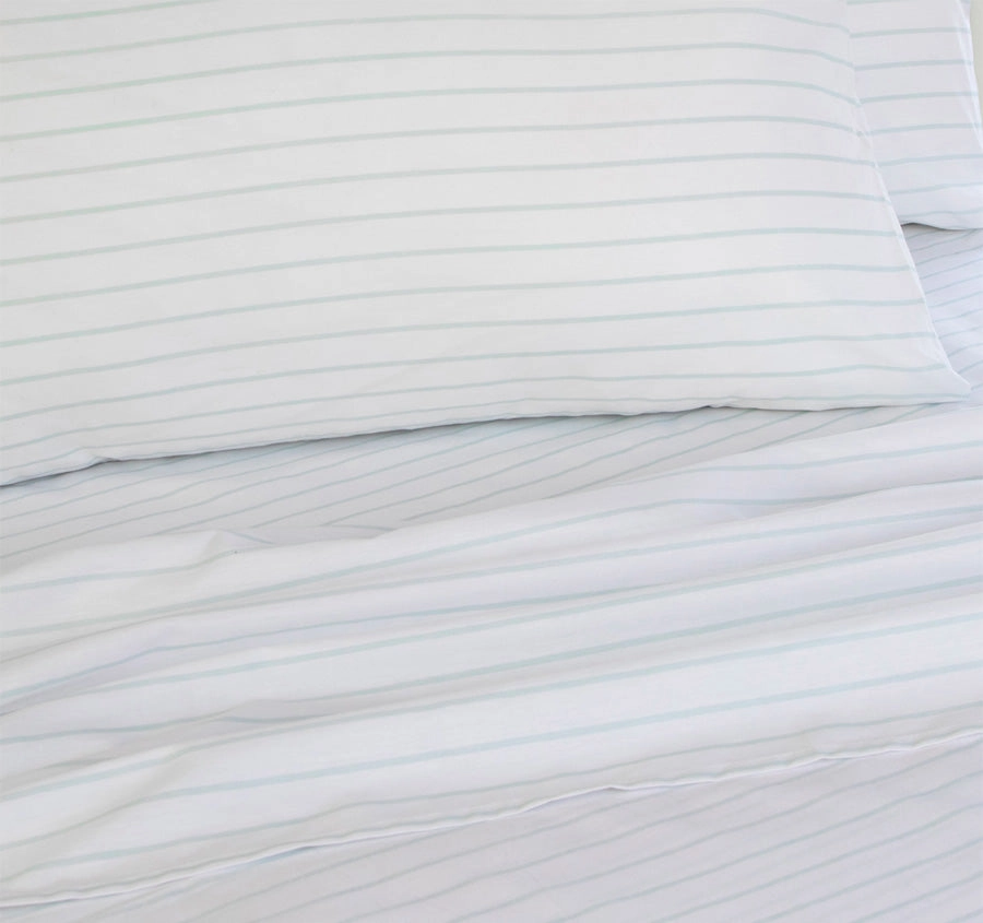 Stripe Sheet Set Range Chambray