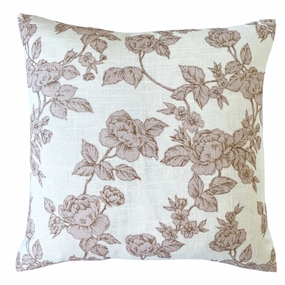 Summer Rose Peony Pink Cushion by Laura Ashley