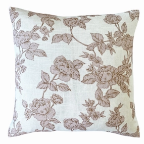 Summer Rose Peony Pink Cushion by Laura Ashley