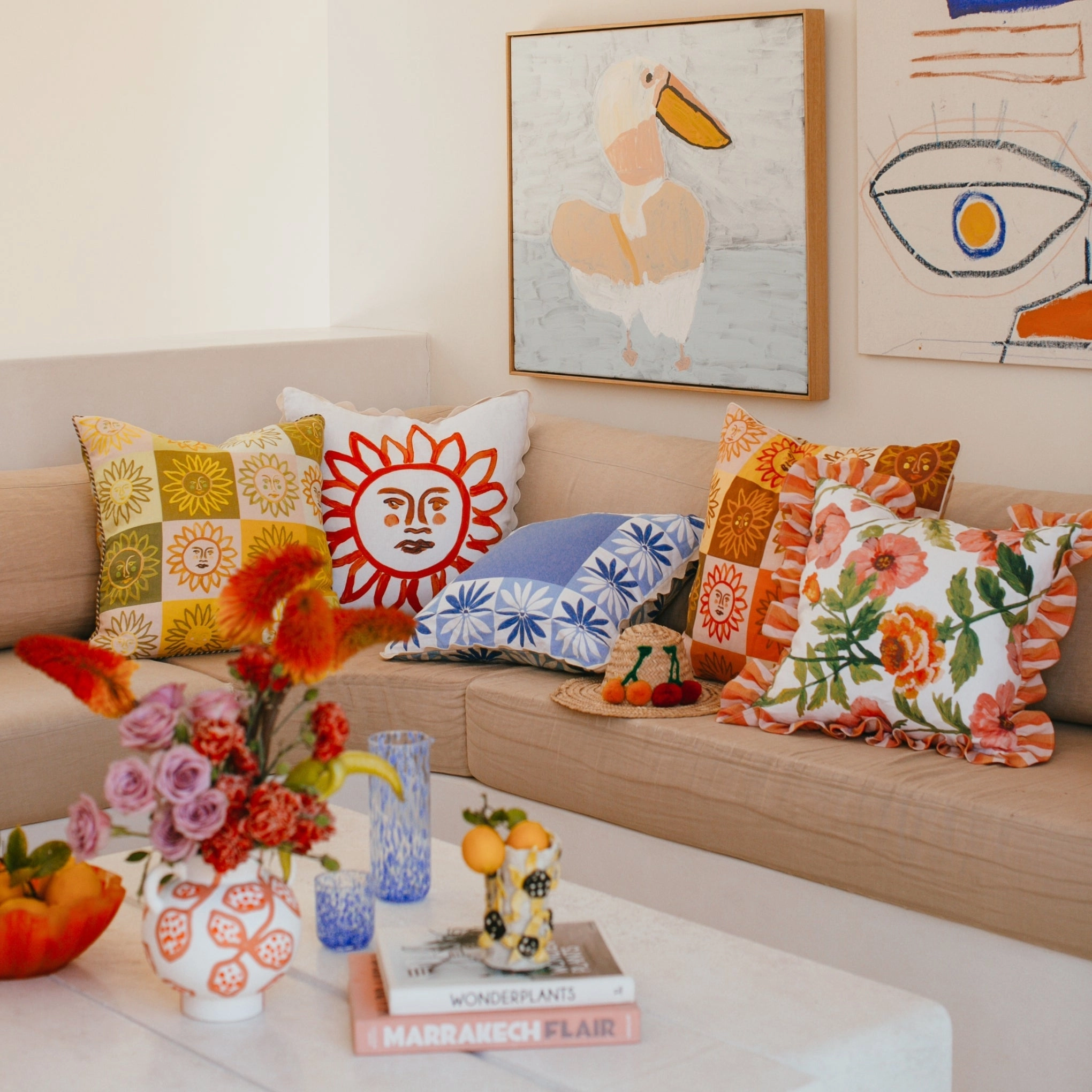 Sunrise Linen Cushion