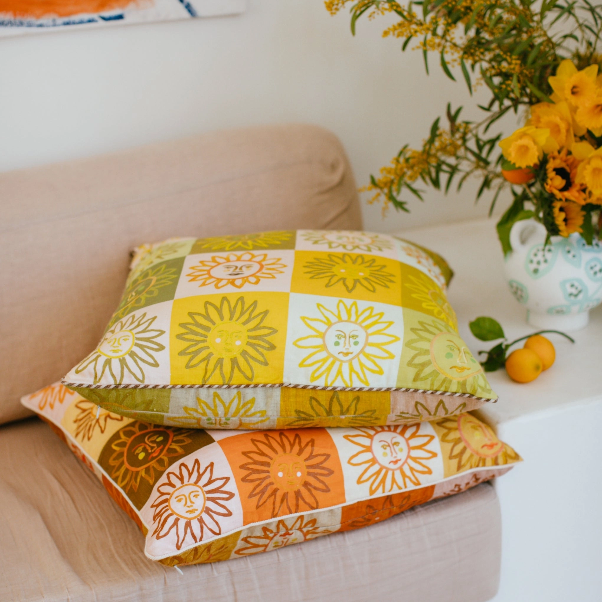 Sunrise Linen Cushion