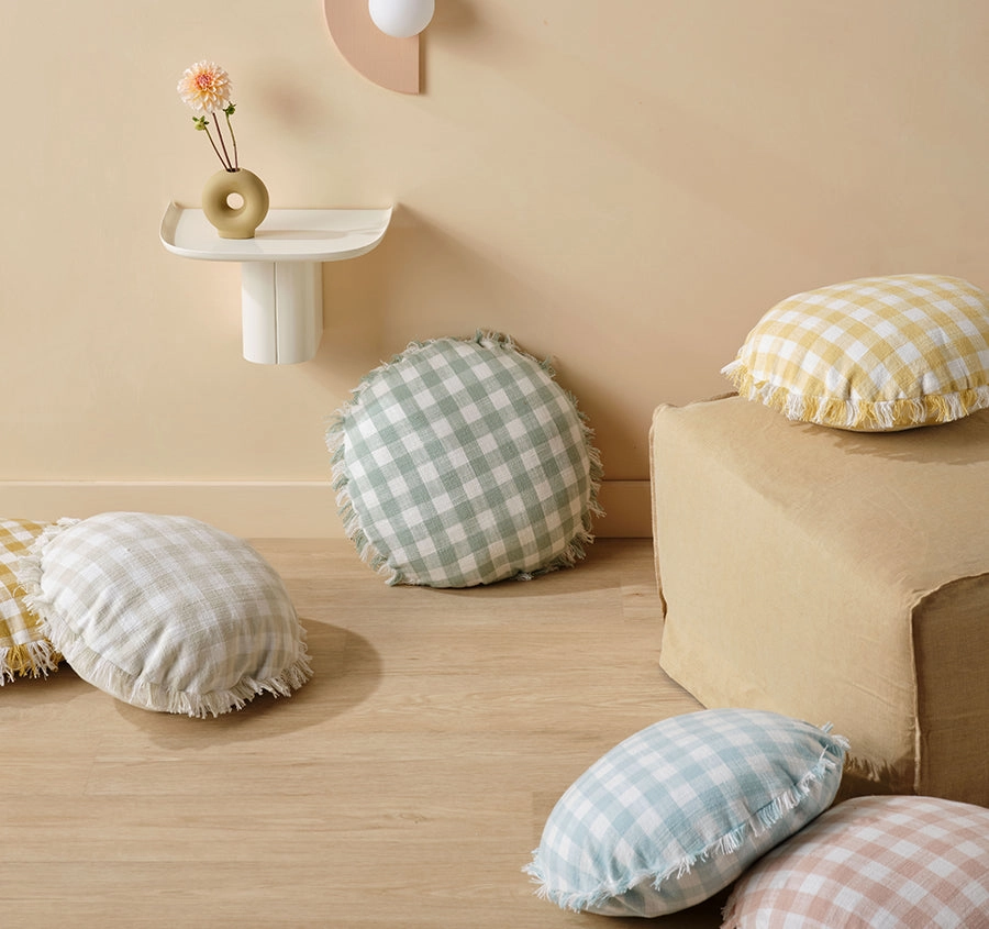 Tavola 45cm Round Filled Cushion Oatmeal