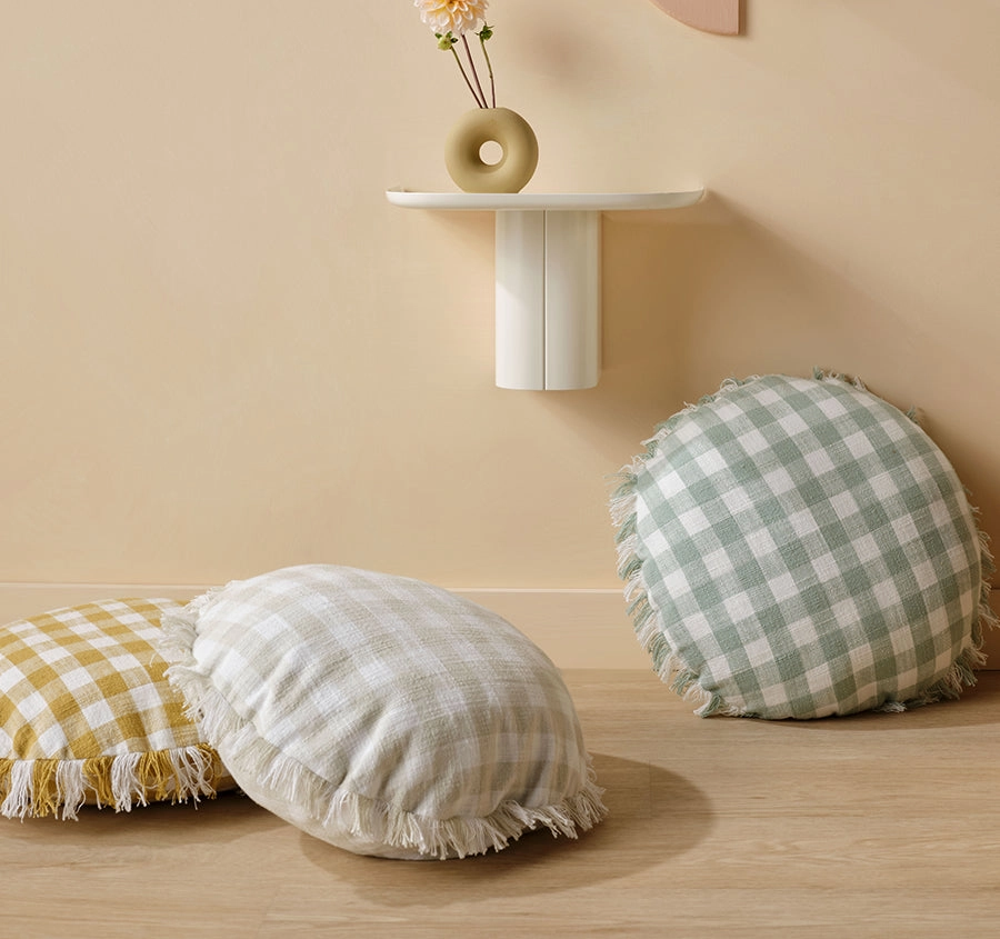 Tavola 45cm Round Filled Cushion Oatmeal