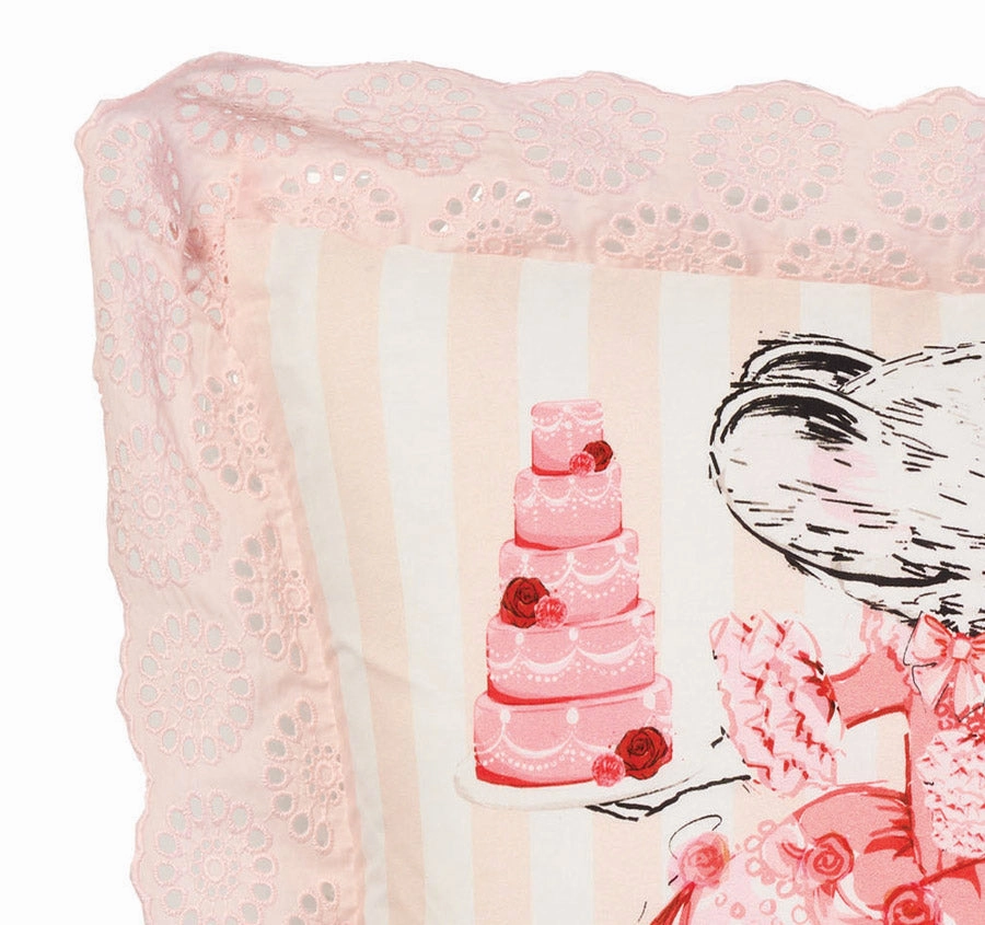The Grand Palace Party 45x45cm Cushion Pink