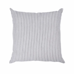 Ticking Cushion Blue 50X50 by Florabelle