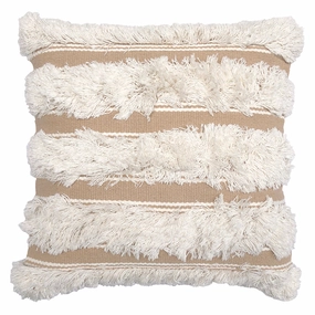 Tommy Natural Square Filled Cushion 50 x 50cm by Zaab