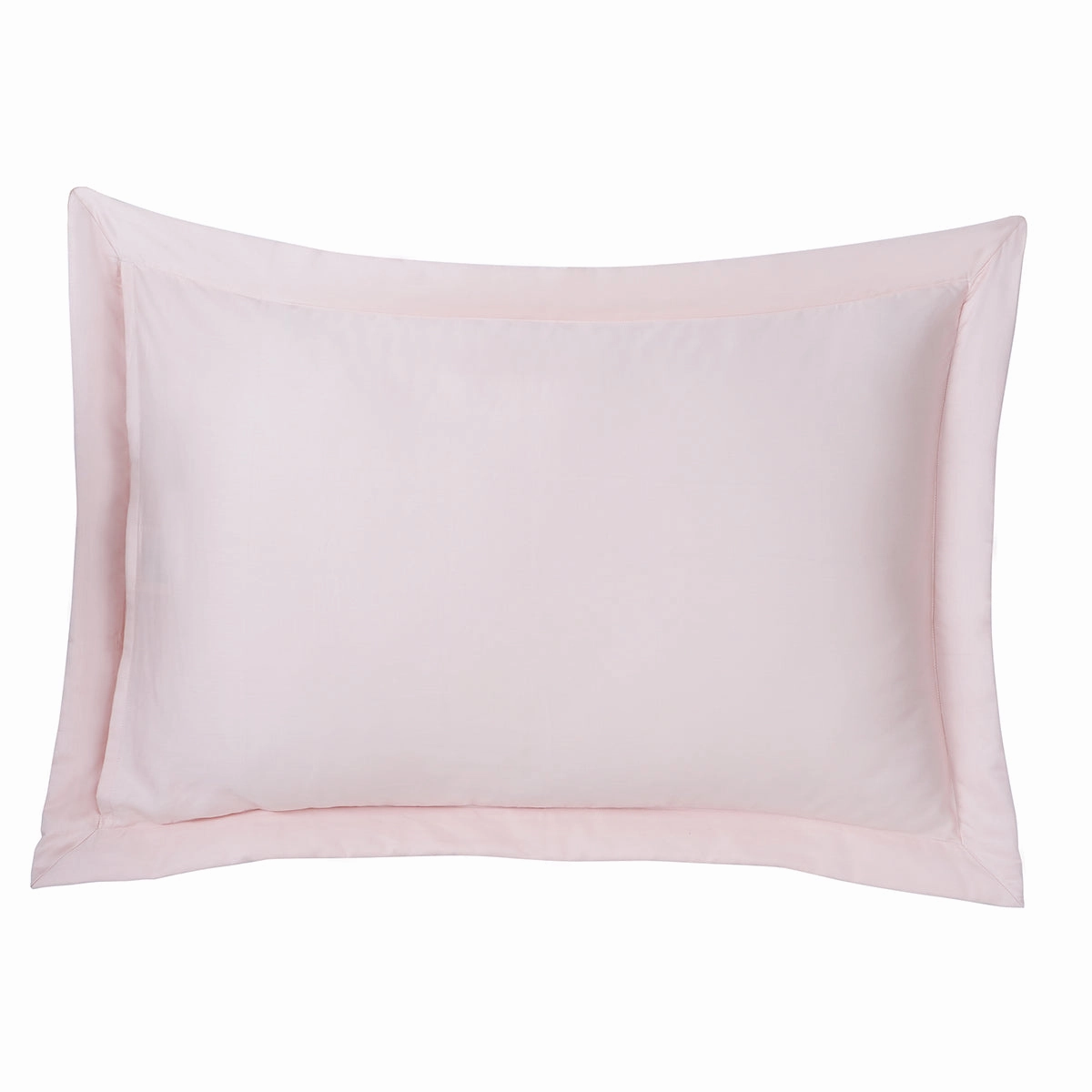 Tranquil Essence Cambric Lawn Quilted Peach 2 PC Pillow Sham Set