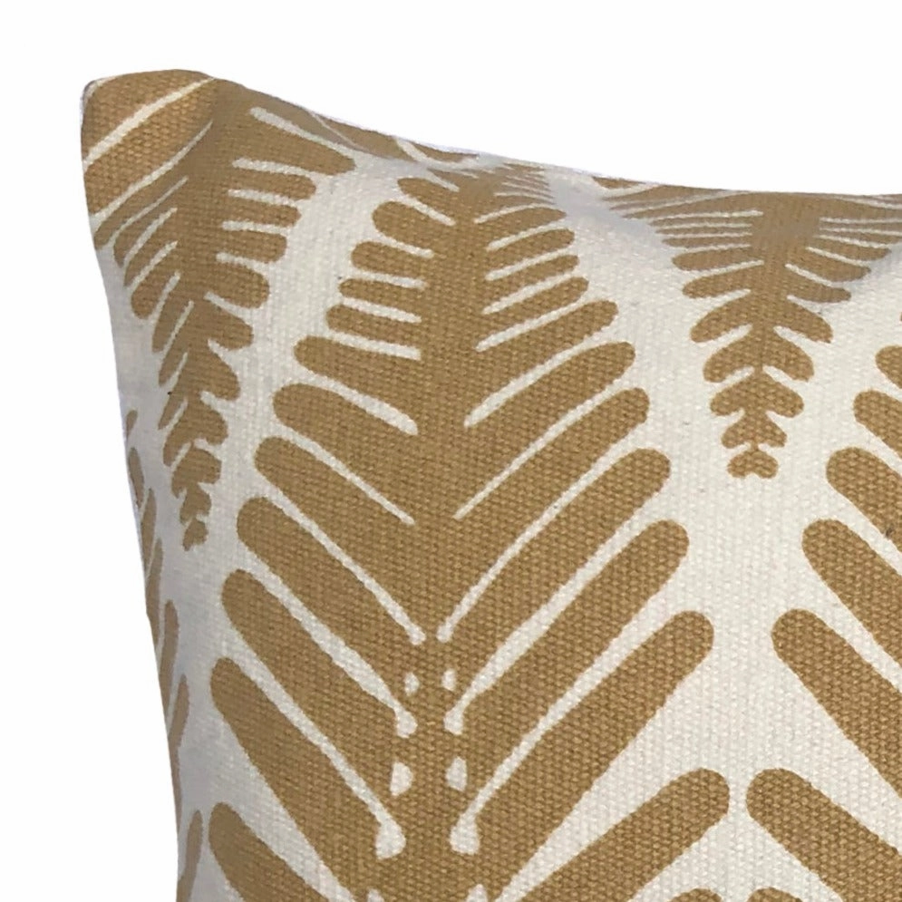 Trapeze Caramel Square Filled Cushion 50 x 50cm by Zaab