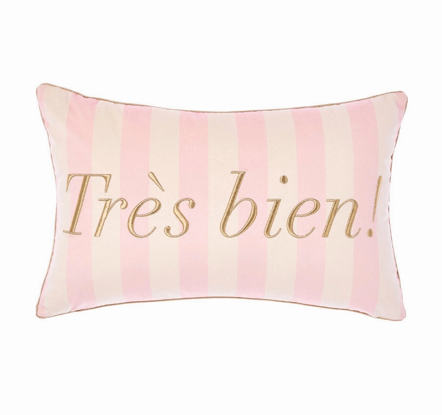 Tres Bien 35x55cm Filled Cushion Pink
