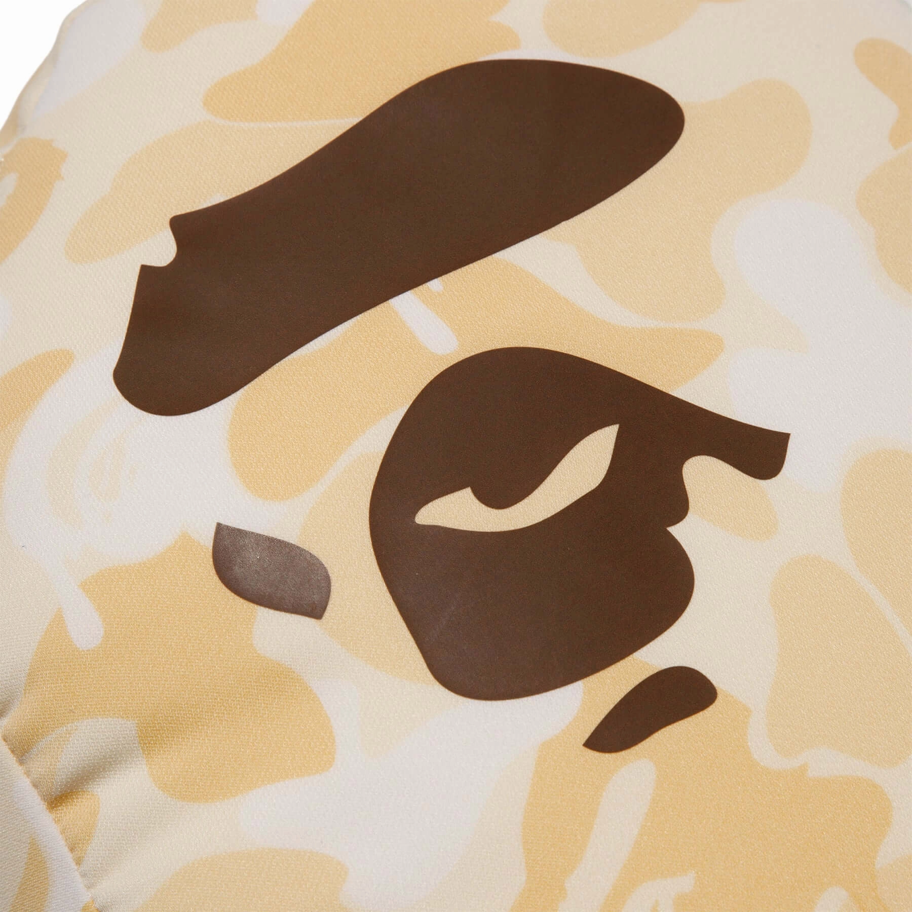 Valentine Chocolate Camo Ape Head Cushion - Ivory